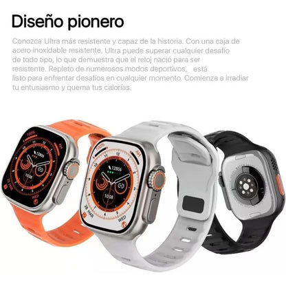 Reloj Inteligente T800 Ultra Beige