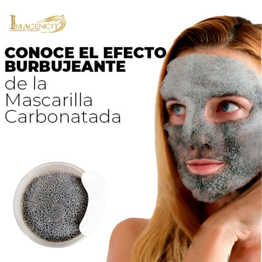 Mascarilla de carbon Activo y burbujas