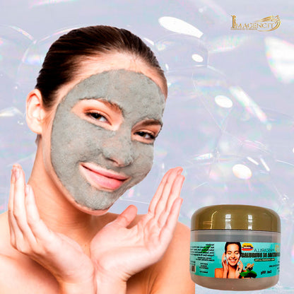 Mascarilla de carbon Activo y burbujas